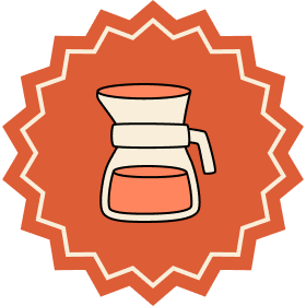Sticker de cafetera